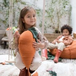 Knitted Cushion Cathy The Carrot -Pro Cycling Wear CATHY1