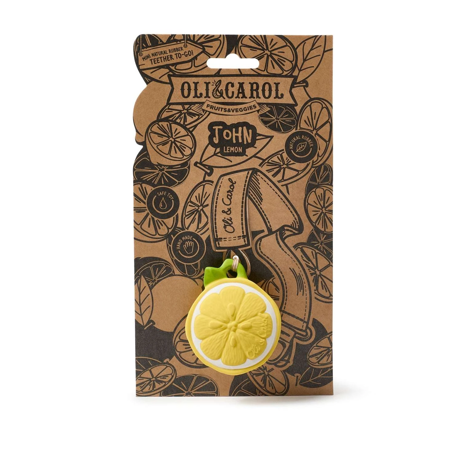 Lou The Lemon Mini Baby Teether 5 Lou The Lemon Mini Baby Teether - Image 5
