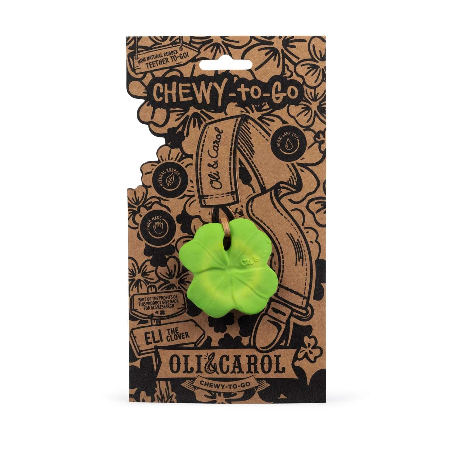 Eli The Clover Mini Baby Teether 3 Eli The Clover Mini Baby Teether - Image 3