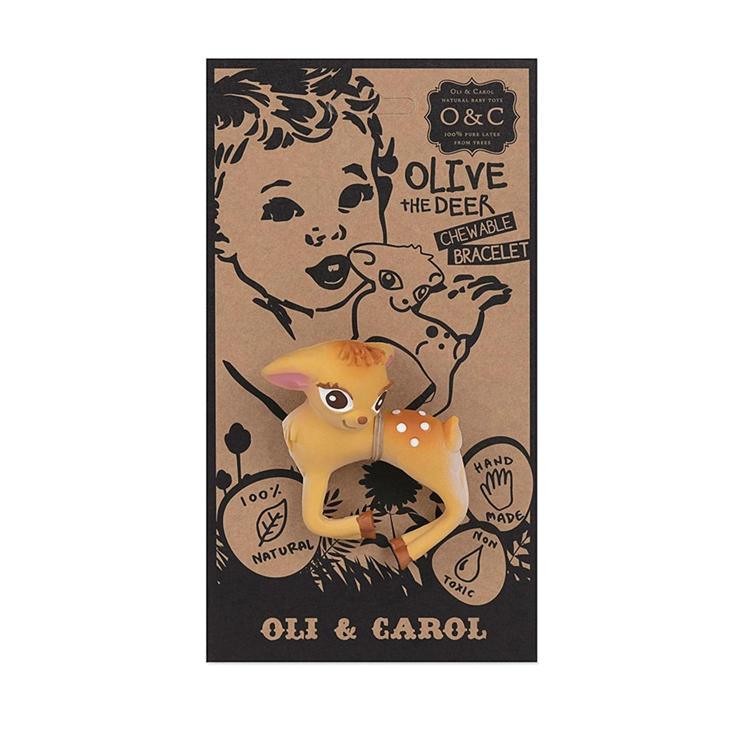 Olive The Deer Baby Teether 3 Olive The Deer Baby Teether - Image 3