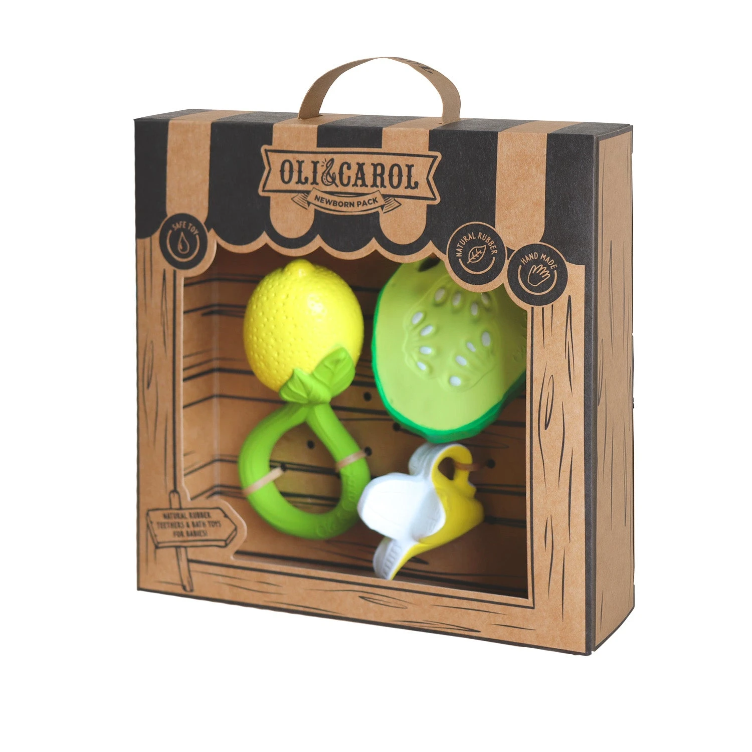 Baby Gift Set Rattle + Teether + Mini Teether 1 Baby Gift Set Rattle + Teether + Mini Teether