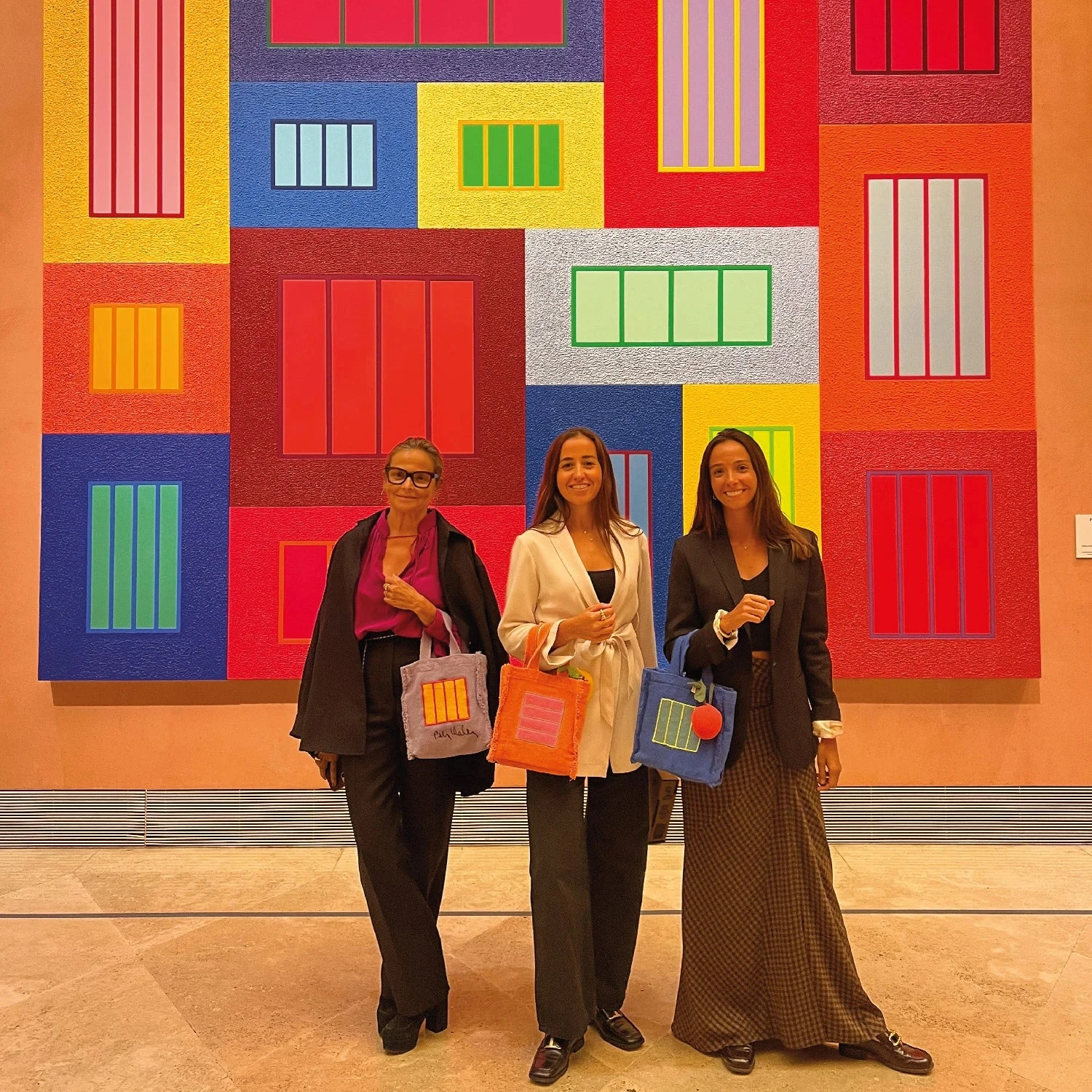 Fabric Handbag Red Cell 6 Fabric Handbag Red Cell - Image 6