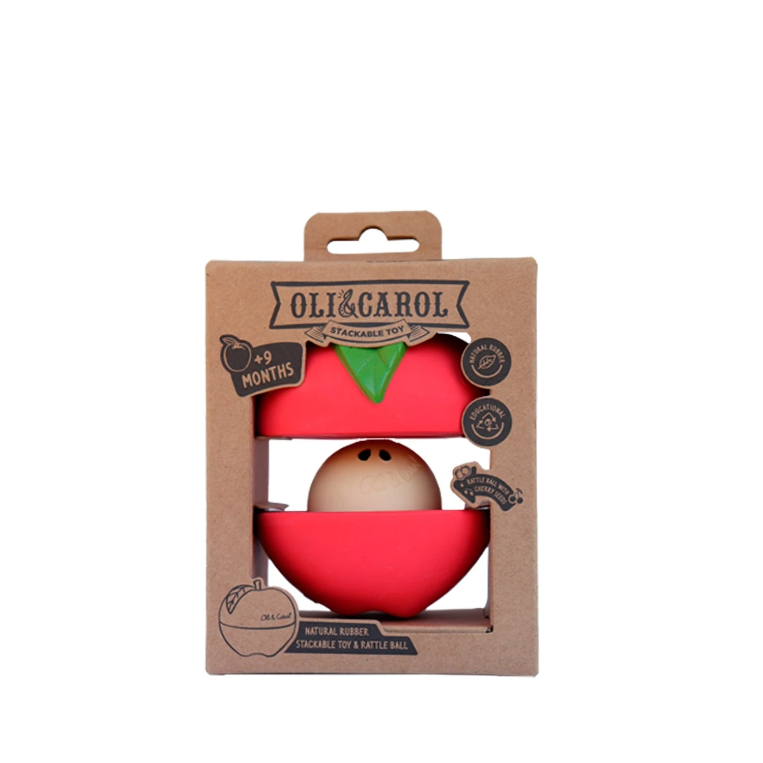 Apple Stacking Toy & Rattle Ball 11 Apple Stacking Toy & Rattle Ball - Image 11