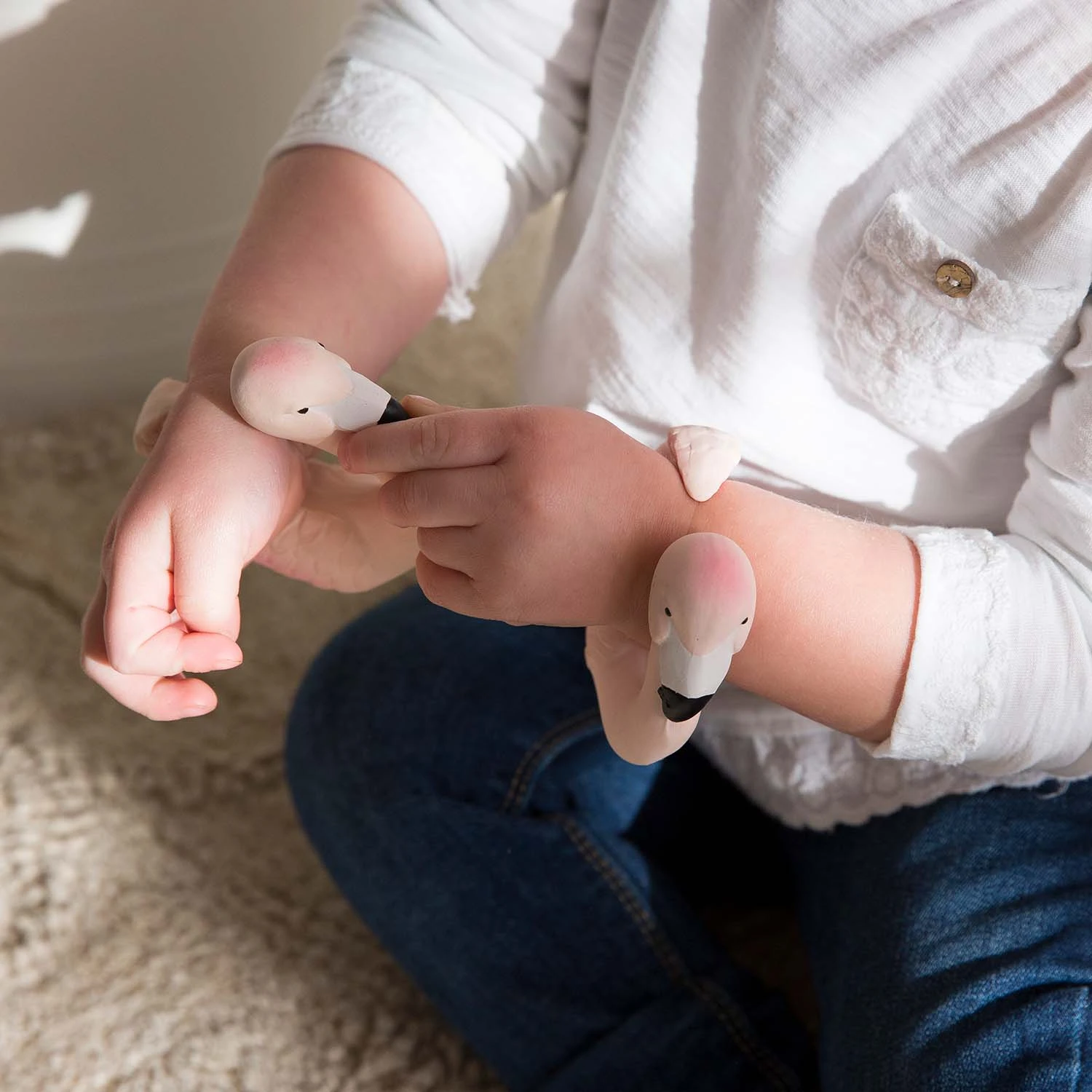 Sky The Flamingo Baby Teether 4 Sky The Flamingo Baby Teether - Image 4