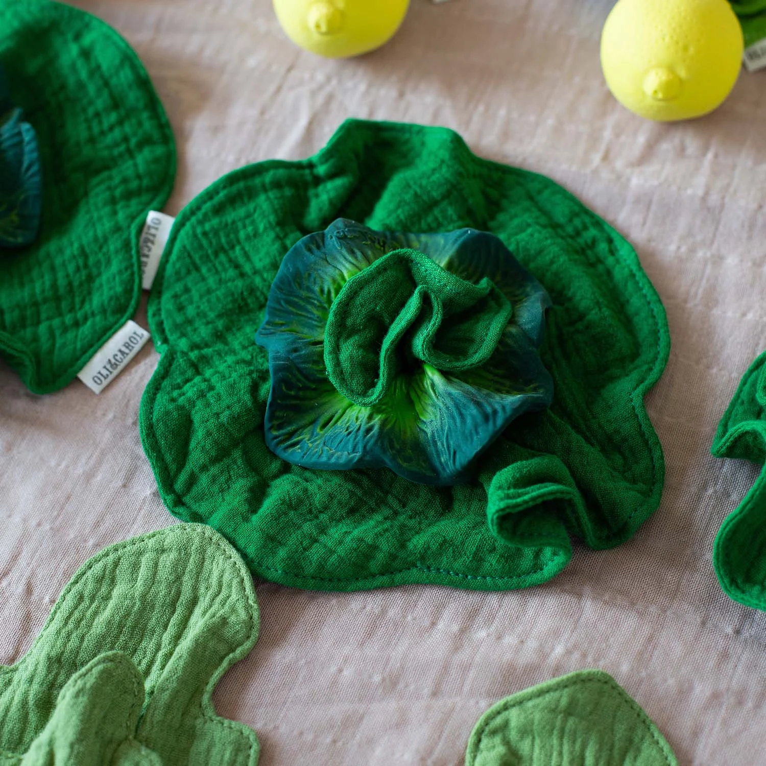 Kendall The Kale Mini Doudou-Teether 7 Kendall The Kale Mini Doudou-Teether - Image 7