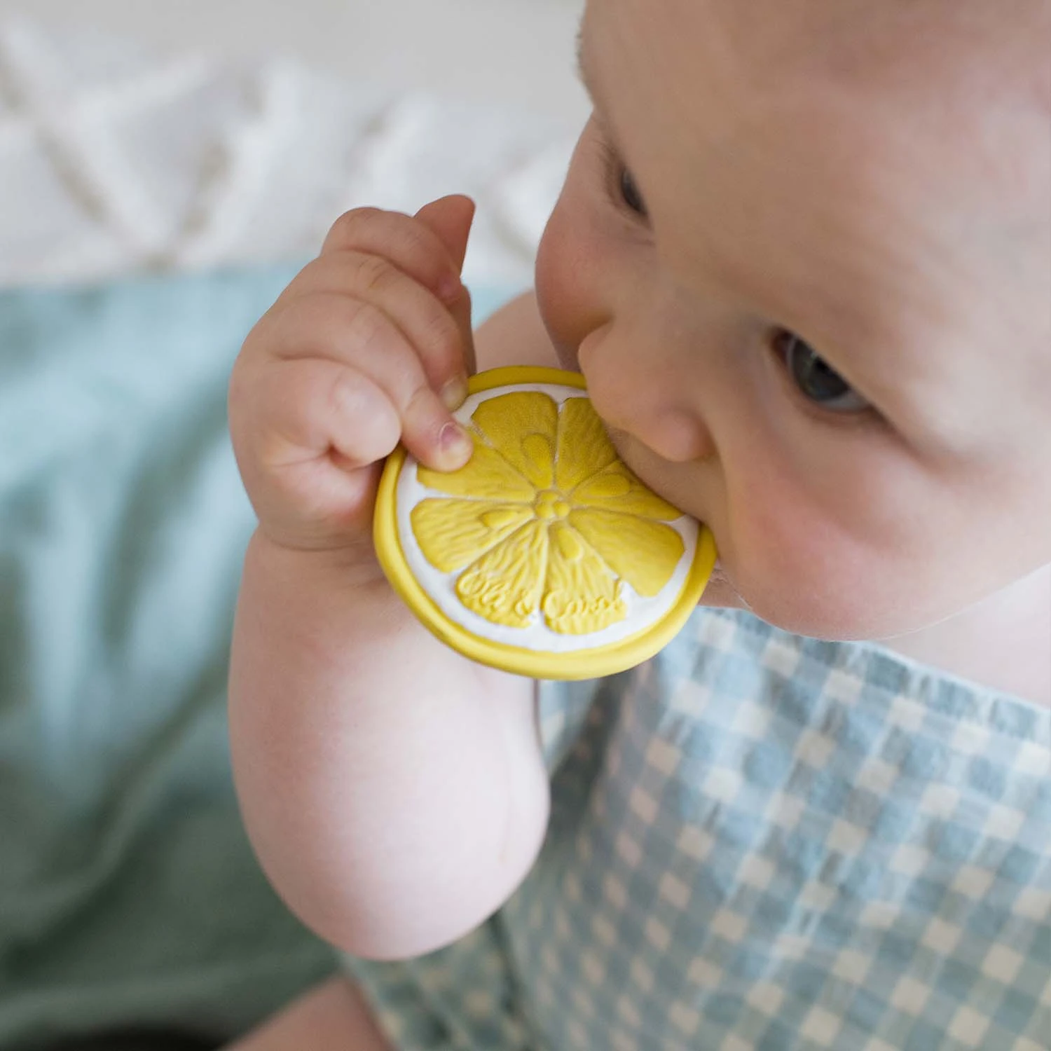 Lou The Lemon Mini Baby Teether 2 Lou The Lemon Mini Baby Teether - Image 2