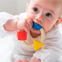 Teething Ring Basic Colors Baby Teether -Pro Cycling Wear ring1 38539d24 83f2 458a aedc 0499212fc063