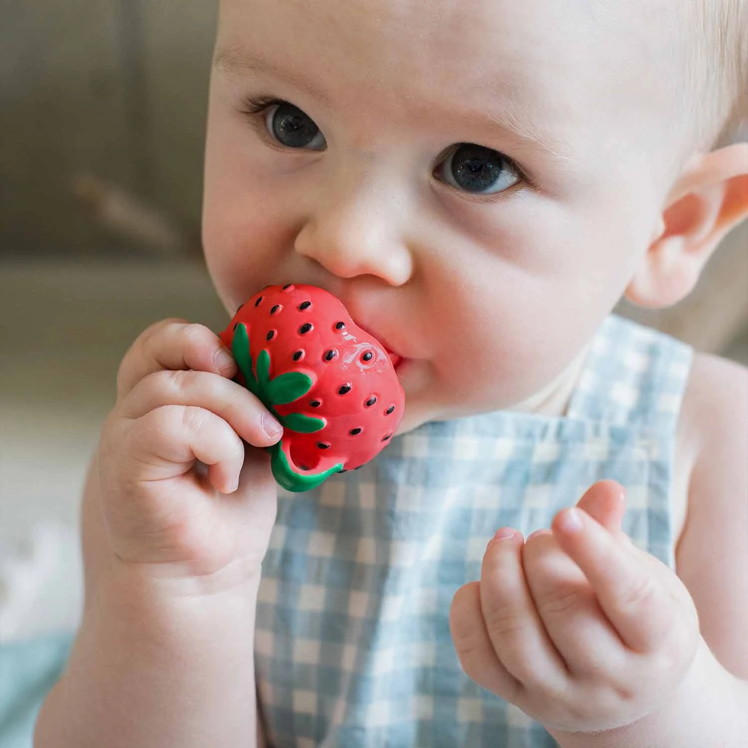 Sweetie The Strawberry Mini Baby Teether 2 Sweetie The Strawberry Mini Baby Teether - Image 2